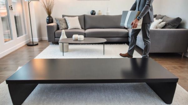 Choisissez votre table basse noire avec options de livraison